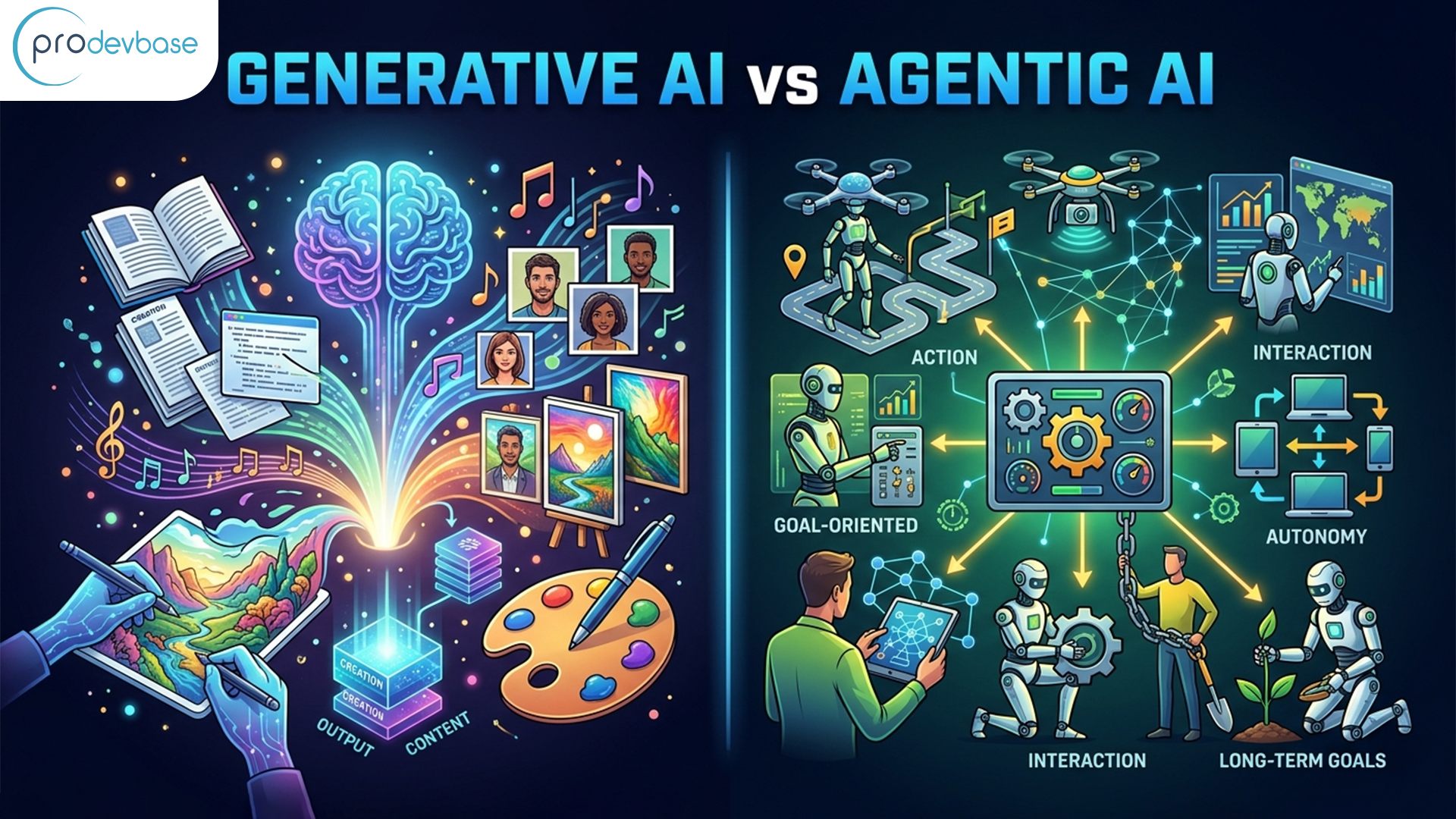 Which is better Agentic AI or Generative AI for business Growth?