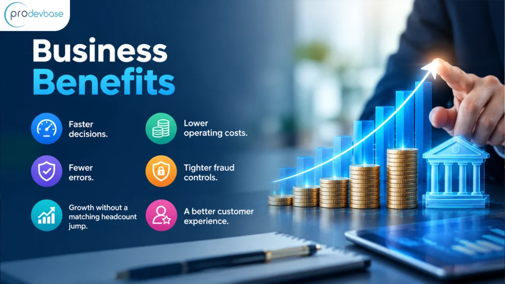 “Business benefits of agentic AI in finance”