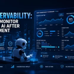 AI observability dashboard for monitoring agentic AI