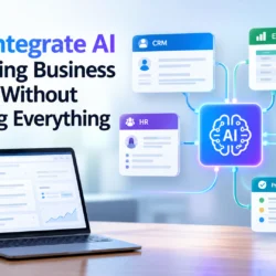 AI integration connecting existing business software systems